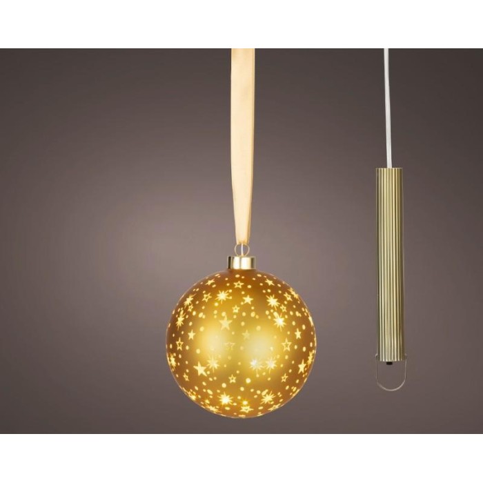 SFERA 15 LED STELLINE ORO D.14